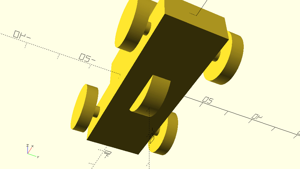 Car with narrower wheels created by included module.jpg